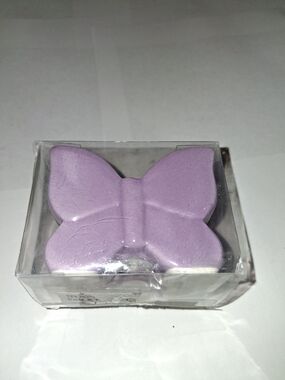 Ceramic Butterfly Salt & Pepper Shakers Purple Brand New Sealed